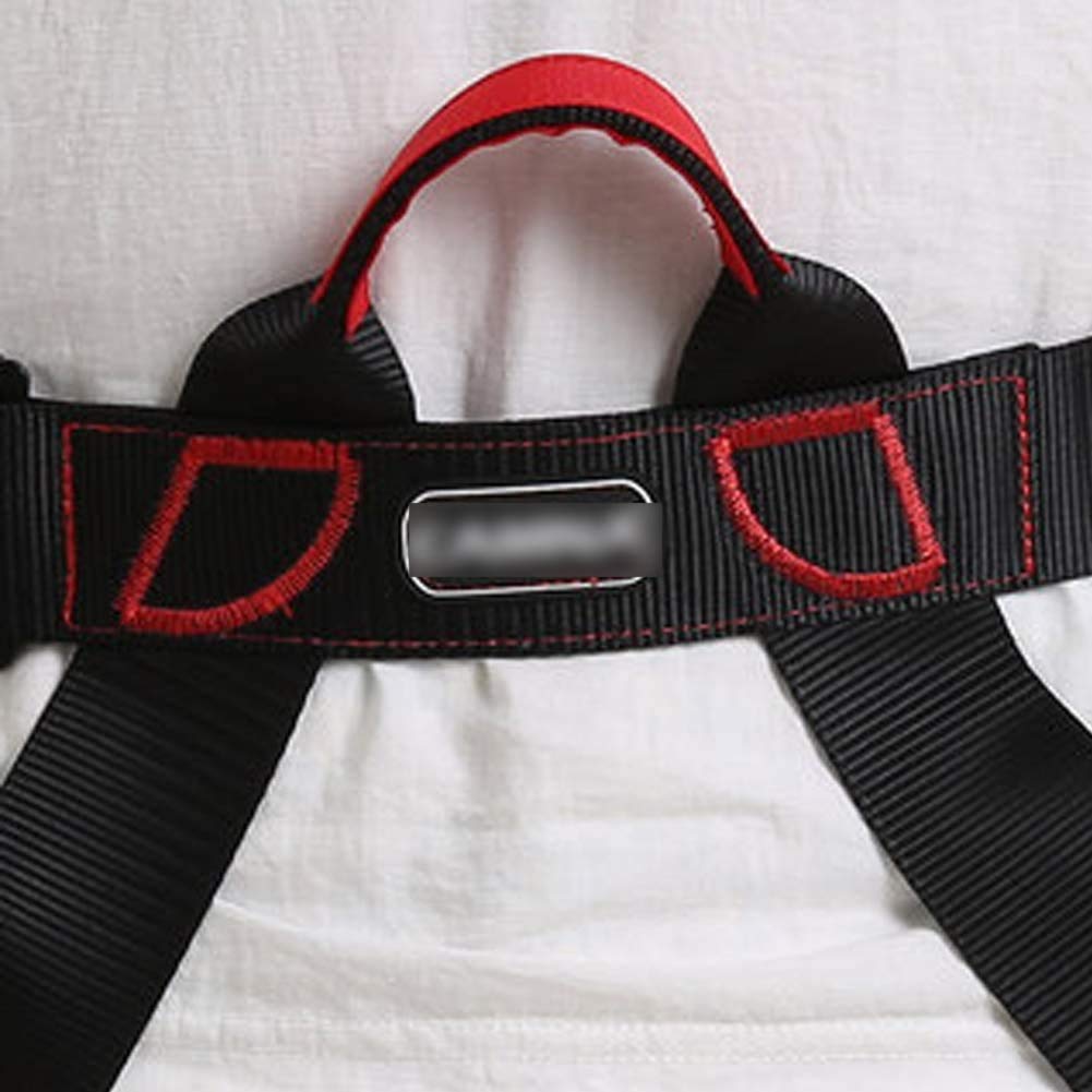 SwaYve Cinturón de Seguridad para Trabajos Aéreos Arnés de Protección Contra Caídas, Arnés de Cuerpo Completo Cinturón de Techador para Montañismo Escalada de Árboles Protección Contra Caídas Al Aire