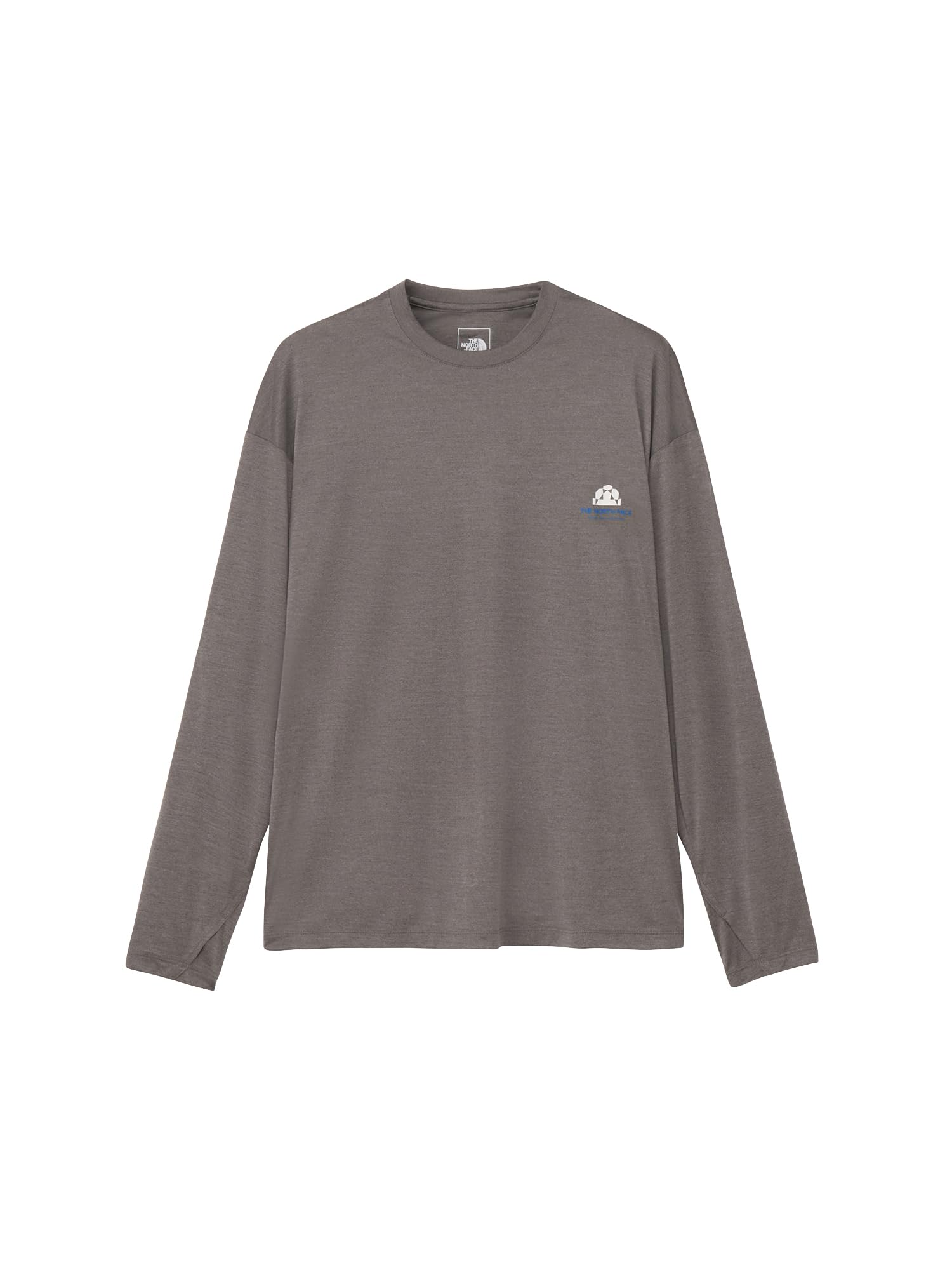 THE NORTH FACE(ザノースフェイス) 長袖 カットソー ロンT L/S Water Smooth Tee ミックスグレー M