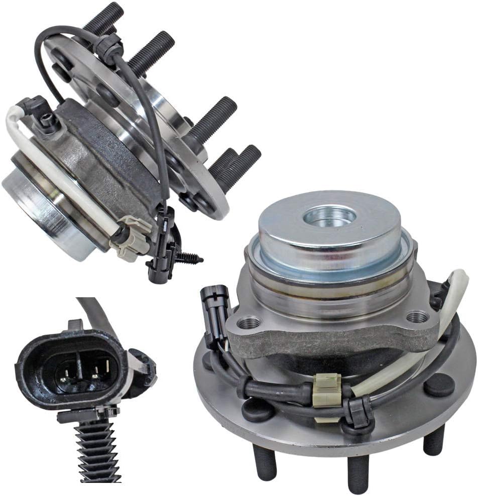 Bodeman - Pair 2 Front Wheel Hub and Bearing Assembly for 2003-2017 Chevy Express 3500 and GMC Savana 3500/2009-2015 GMC Savana 4500 and Chevy Express 4500-2WD, 180MM ABS SENSOR-10000LB GVW OR OVER