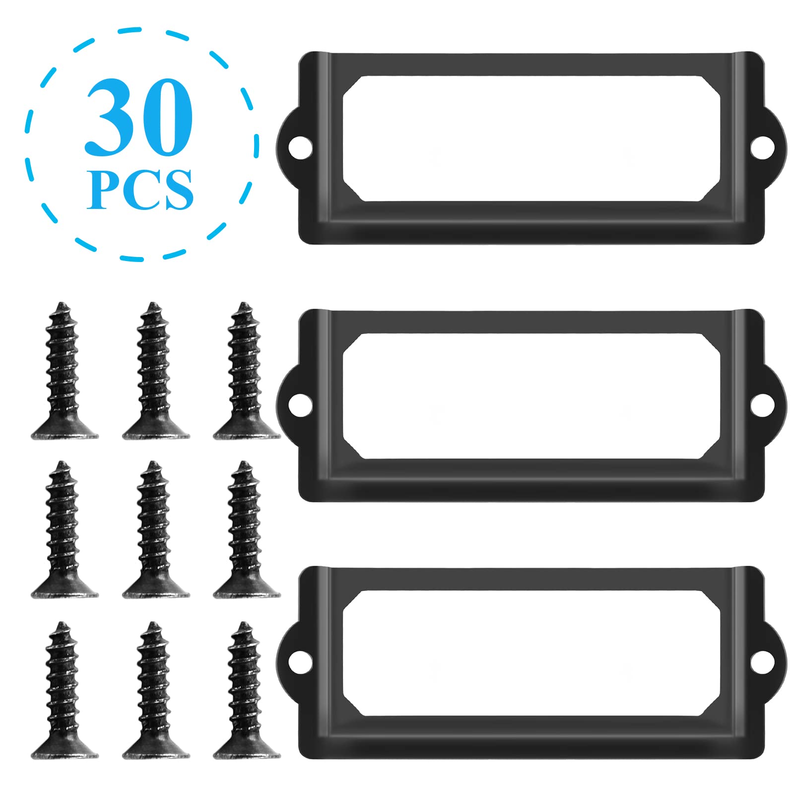 Lot De 36 Porte-étiquettes Autocollants Porte-étiquettes Pochettes Pour