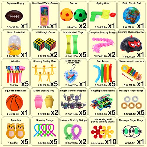 120Pcs Fidget Toy Pack, Stress&Anxiety Relief Tools Bundle Fidget Toys Set For Kids Adults, Sensory Fidget Pack, Autistic Adhd Toys, Fidget Box With Push Bubbles #TOP4