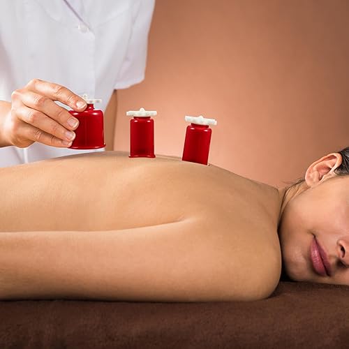 Miniatura 5 de Juego de ventosas para terapia de ventosas, kit de ventosas para masaje, giros de vacío, ventosa más fuerte para celulitis, alivio del dolor de