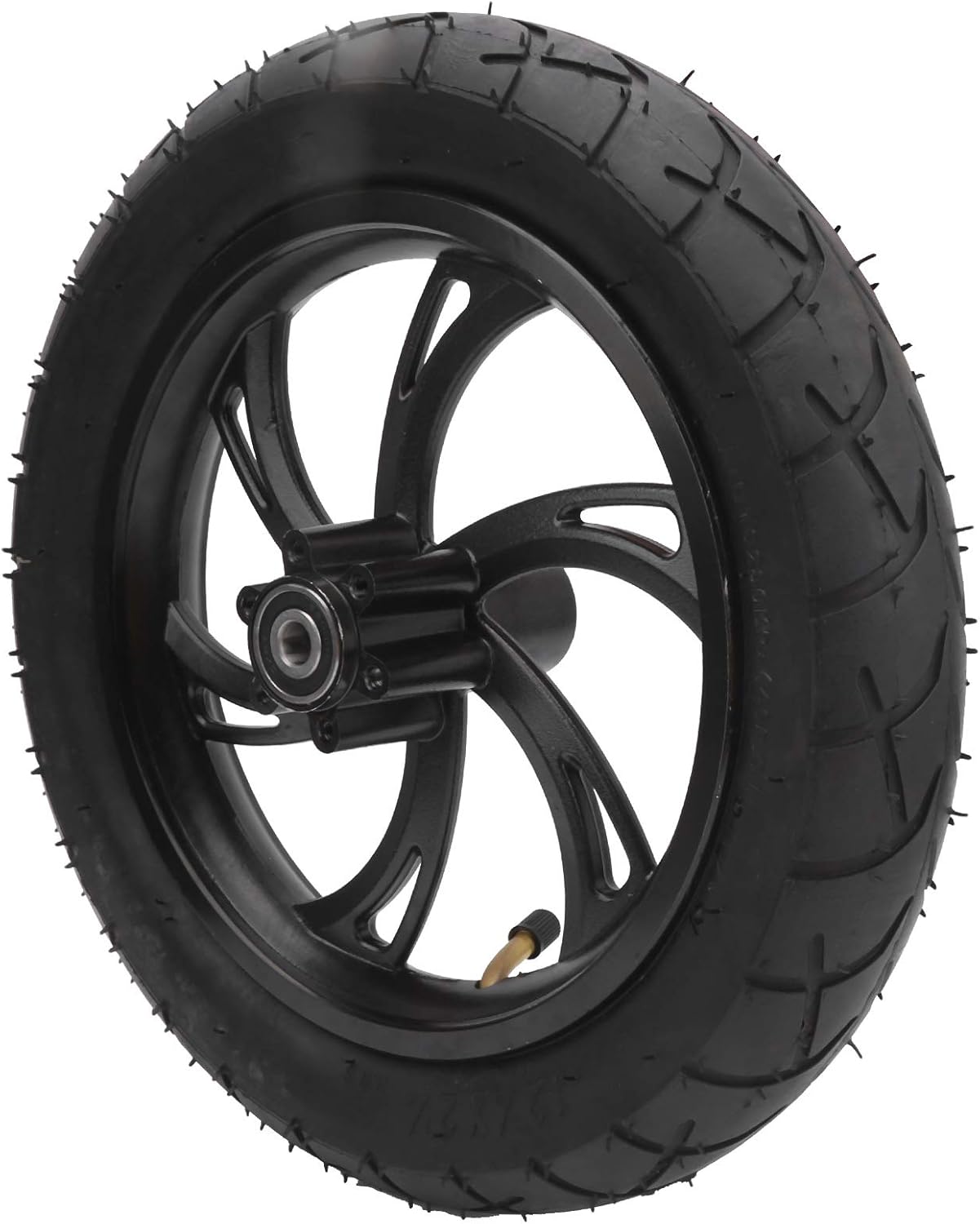 12In Electric Scooter, Wheel Hub Rubber Tyre Replacement 12 In Wheel Tire With 1 2X2 1 4
