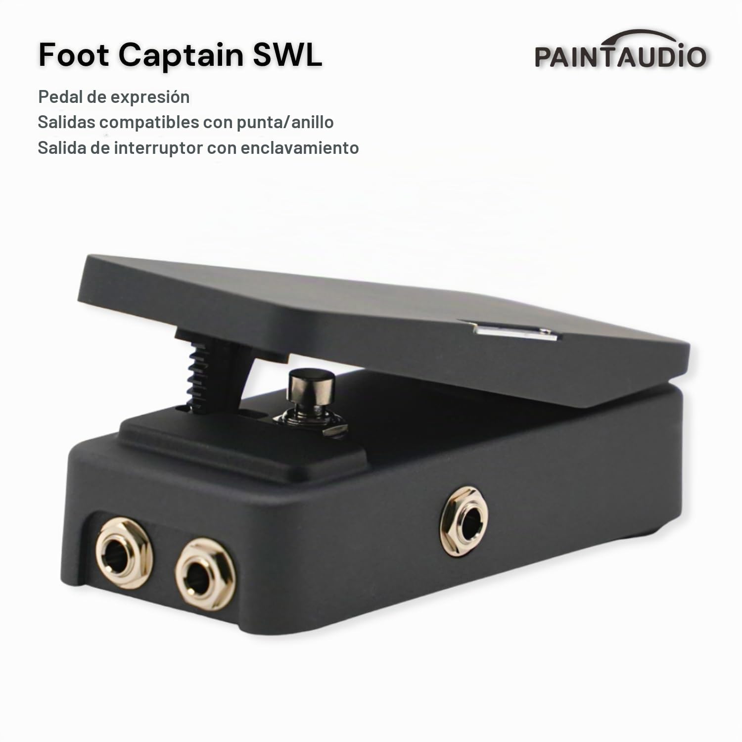 PAINTAUDIO Paint Audio Foot Captain - Pedal de expresión de doble salida multiefectos compatible con conexión de punta/anillo (Foot Captain-SWL)