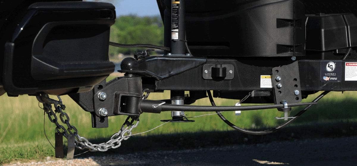 Blue Ox BXW1053 TrackPro Weight Distribution Hitch with 4X Sway Control for Trailers with Underslung Couplers, 1000lbs Tounge Weight, 7 Hole Shank for 2" Recievers, 2-5/16 - Inch Ball, Black
