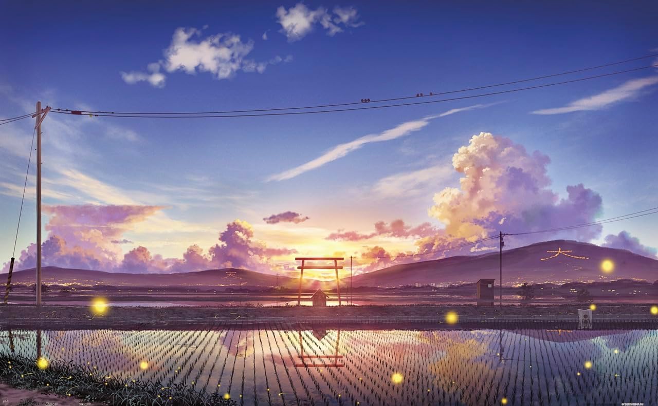 Pintoo Jigsaw Puzzles 1000 Piece for Adults - ペい - Sunset of Shinden Beautiful Plastic Puzzle for Home Decor Zero Dust Easy Storage [H2395]