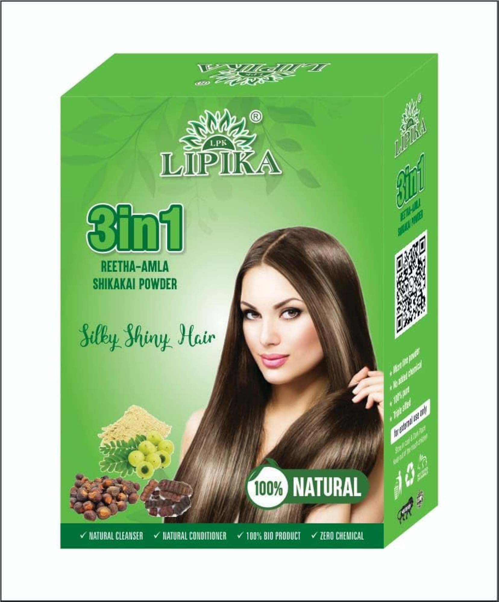 Amla, Reetha, Shikakai Powder Combo, Pack of 5