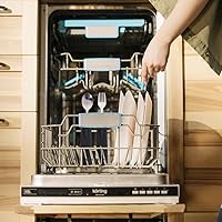 Vista 7 de Juego de utensilios adaptativos, cucharas y tenedores, diseño de mango abierto que proporciona varias posiciones para artritis, personas