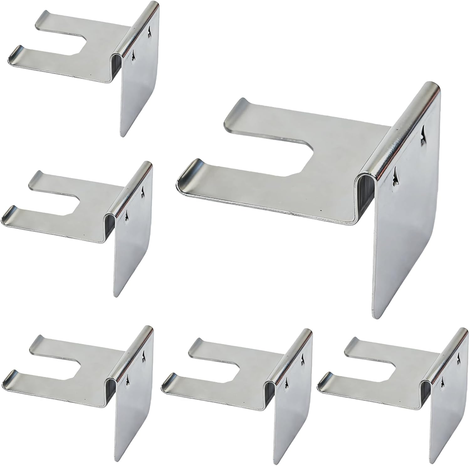 6-Pack Stainless Steel Float Sensor Switch Mounting Bracket for M10 Screws Pipe, Float Ball Valve Clamp for Water Level Sensors, Pool Pumps, Industrial Tanks & Plumbing Systems