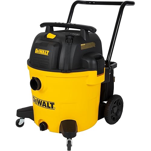DEWALT DXV14P Shop Vacuum Wet/Dry 14 Gallon, 6 HP Wet/Dry Vac with 110 CFM Powerful Suction, Yellow