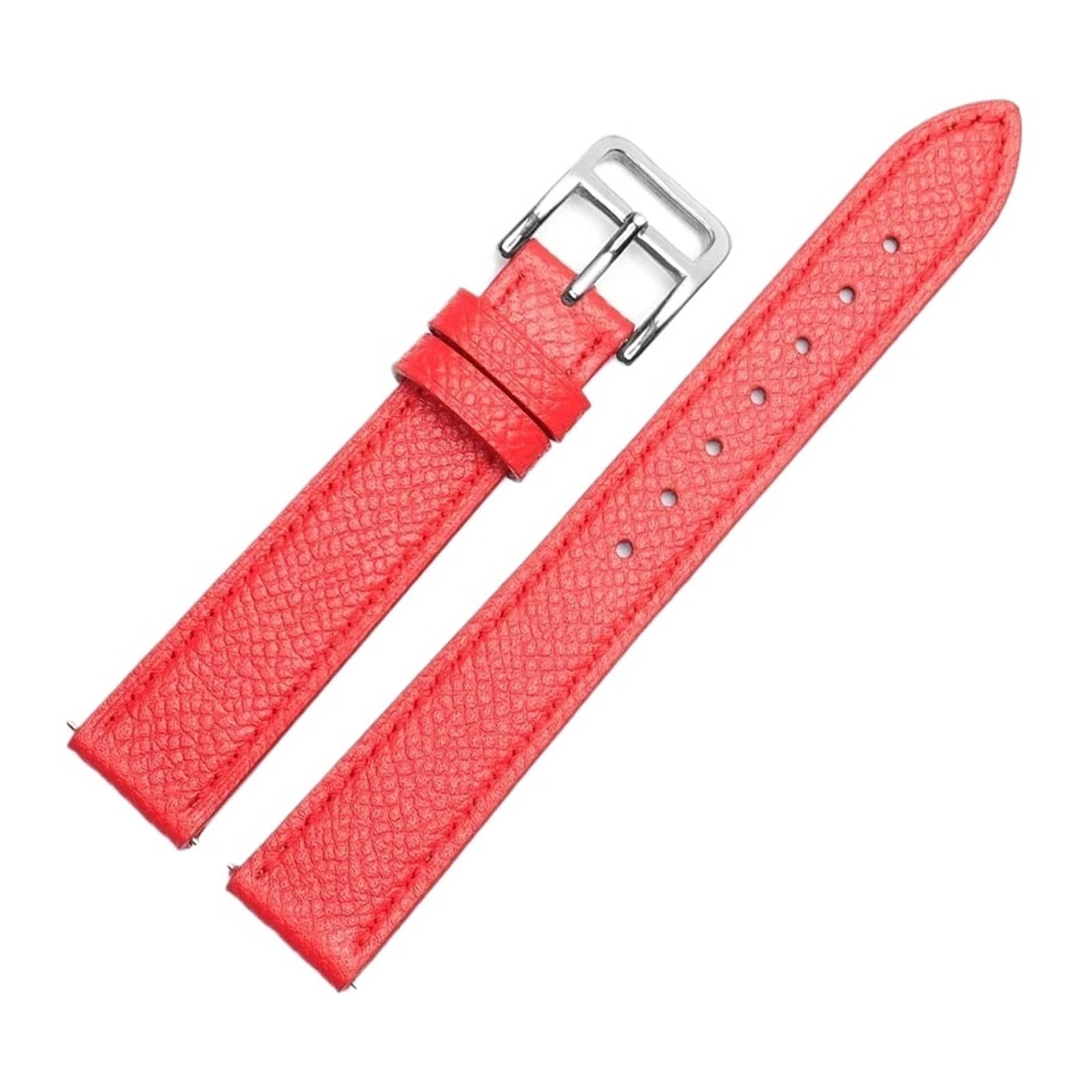 Bracelet de montre en cuir grain de paume de qualité supérieure 18mm - 6