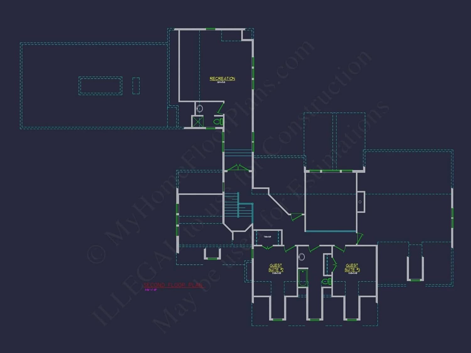 9-1561 House Plan - Elegant House Blueprint with Spacious Floor Plan Designs