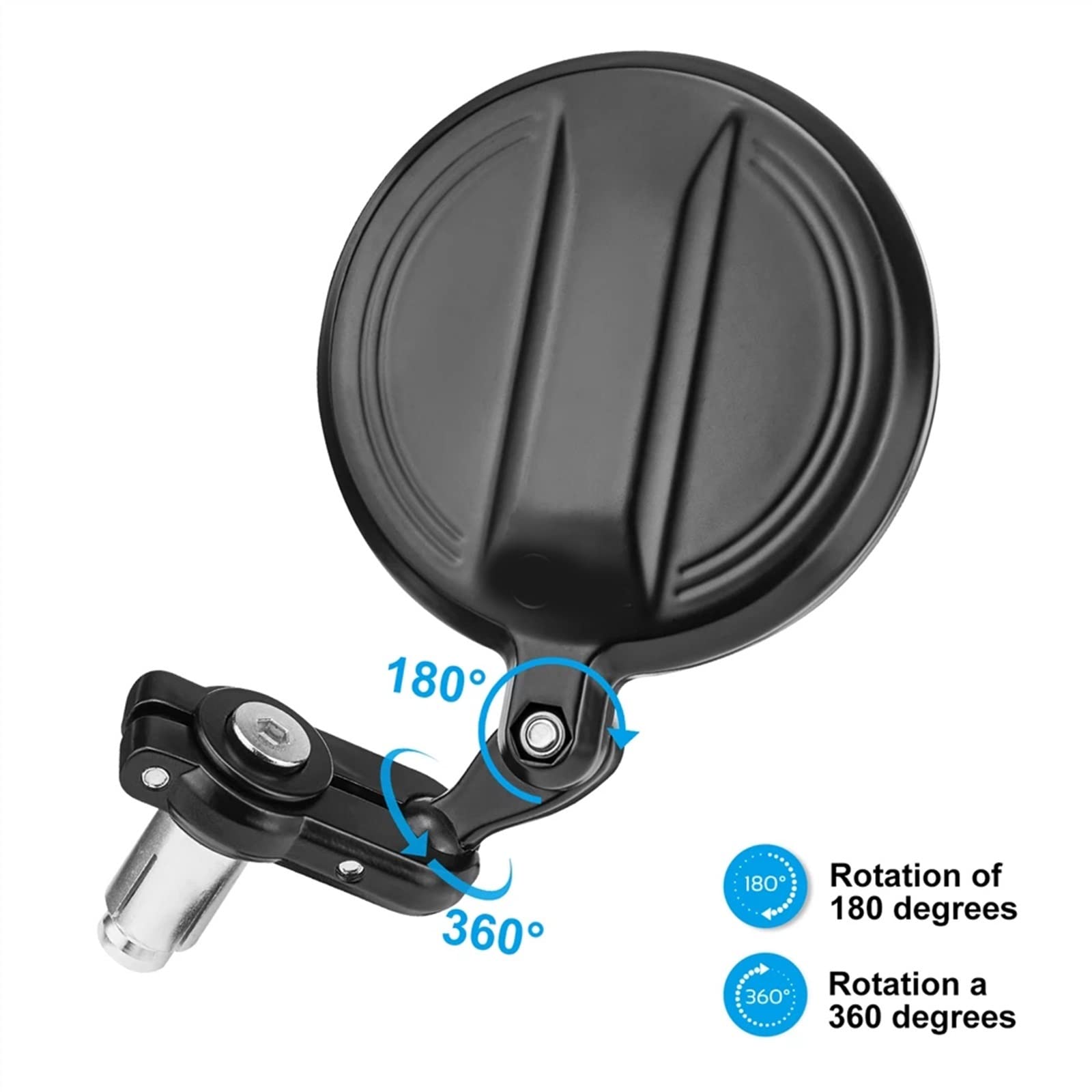 Rétroviseur Rétroviseurs De Rechange pour Rétroviseurs De Moto pour Yamaha MT07 MT09 MT10 R1 R3 TMAX 530 TMAX 500 Tenere 700 (Color : Bundle2)