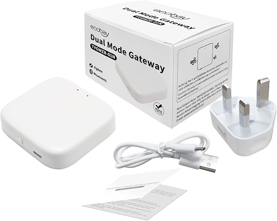 Dual Mode Gateway: Bluetooth and Zigbee, Compatible with Tuya & Smart Life APP
