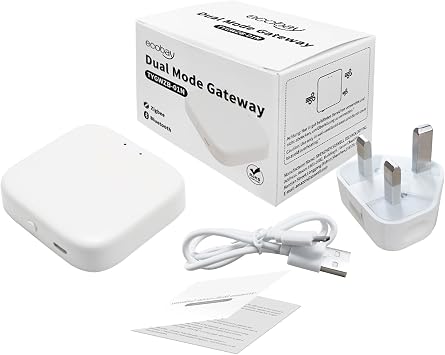 Dual Mode Gateway: Bluetooth and Zigbee, Compatible with Tuya & Smart Life APP