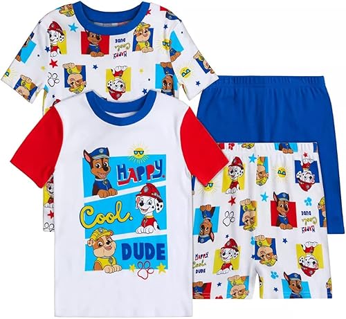 Nickelodeon Conjunto de pijama para niños Gilrs Nickelodeon Robes y ropa de dormir