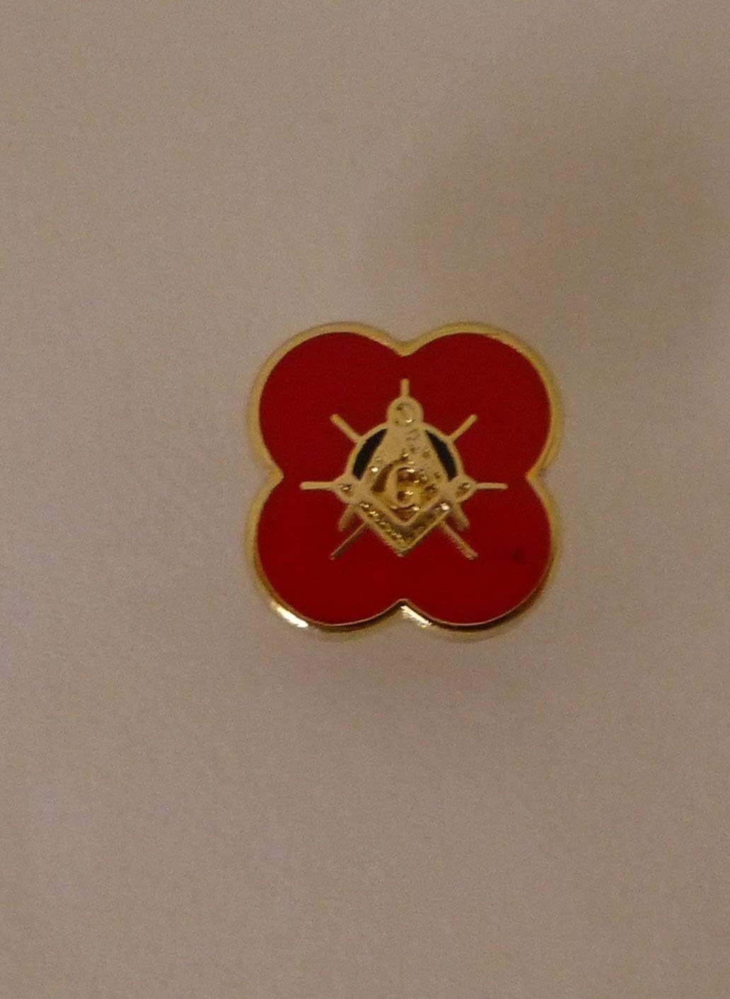 Masonic Poppy Lapel Pin - LR280