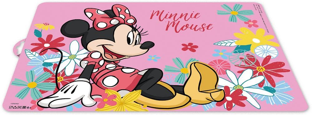 Stor Pink Disney Minnie Mouse Mickey Mouse Plastic Children's Colorful Placemat