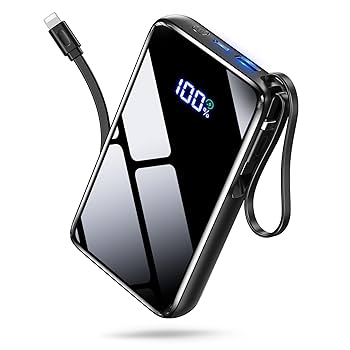 モバイルバッテリー　急速充電　薄型　軽量　携帯充電器　type-c ブラック 楽天市場】モバイルバッテリー 軽量 急速充電 スマホ充電器 4本