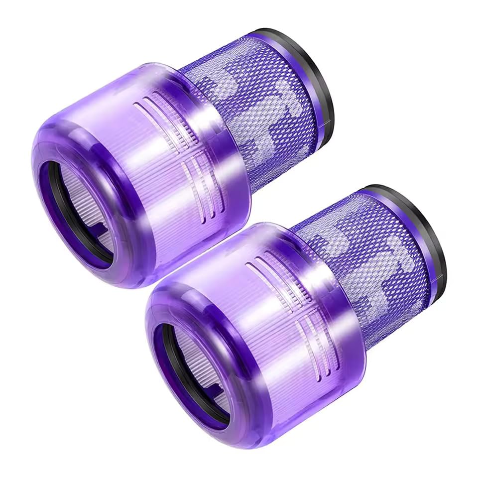 Image of 4 Pack Replacement V11 Filters for Dyson V11 Torque Drive V11 Animal V11 Complete V11 Extra V15 Detect Vacuum Cleaner Filters, Compare Part 970013-02.