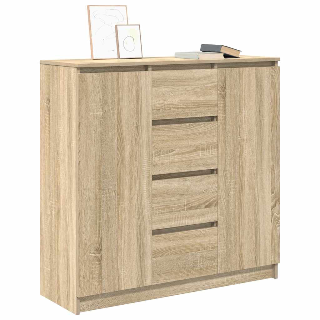 Credenza con cassetti in rovere Sonoma, 100,5 x 35 x 98,5 cm