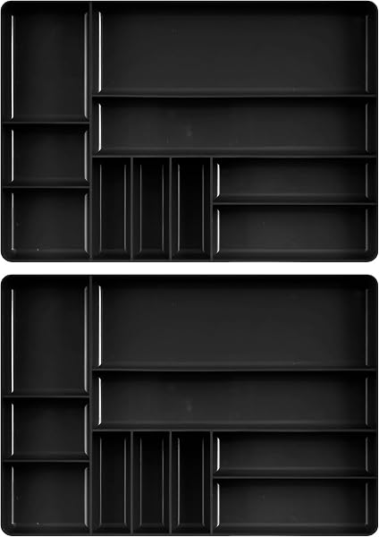 Ernst Manufacturing Lot de 2 plateaux de 10 compartiments