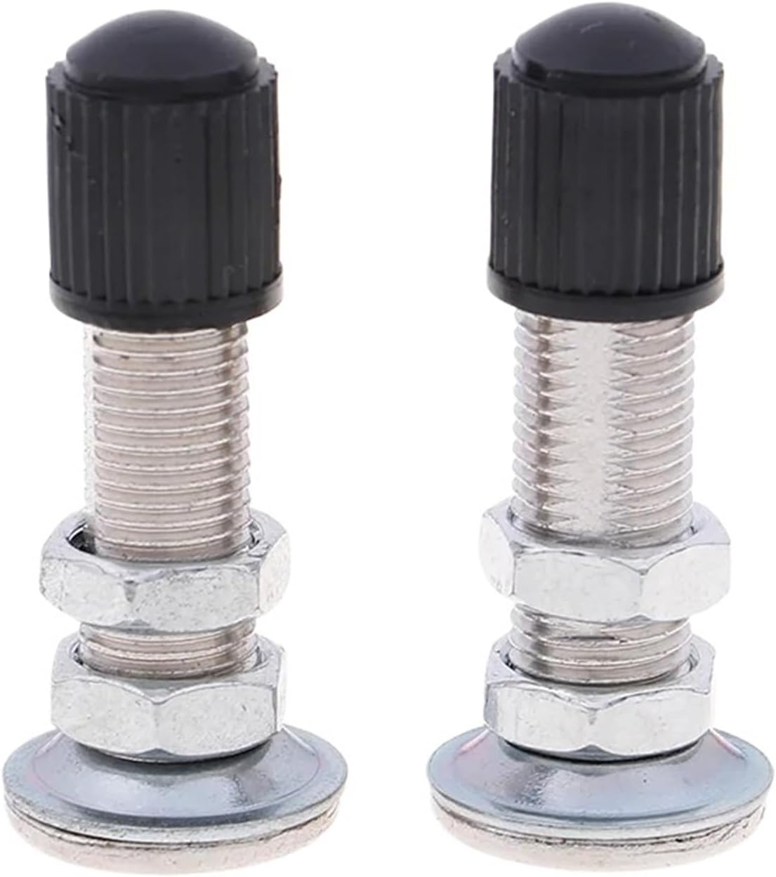 2Pcs Set 38mm Bicycle Valve Caps - Ultralight Zinc Alloy for Mountain and Road Bike Tires