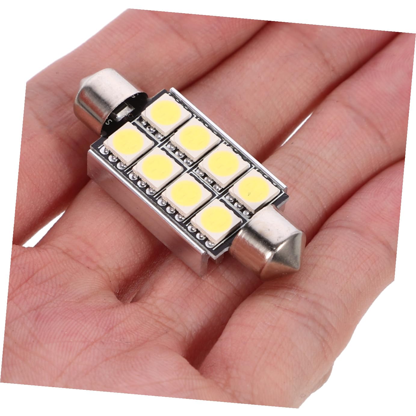 ULTECHNOVO 24pezzi Festoon Led Lampadine Auto Luce Dome Argento Basso Consumo Energetico Alta Durabilità Compatibile Con Adatta Per Illuminazione Strumentazione Auto e Luce Bagagliaio
