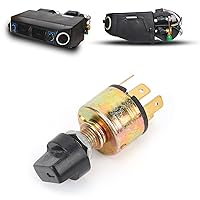 Vista 4 de Interruptor de ventilador de 3 velocidades de 12 V, interruptor de soplador de 3 velocidades de aire acondicionado, control de AC, perilla giratoria