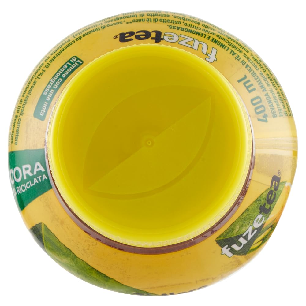 Italian Gourmet Limone tè freddo Zitronen-Eistee in PET-Flasche, 48 x 400ml | Bevanda analcolica con nota di citronella; Schwarztee-Drink erfrischend für, Gesamtnettogewicht 19,2 L + Kostenlos Polpa 400g