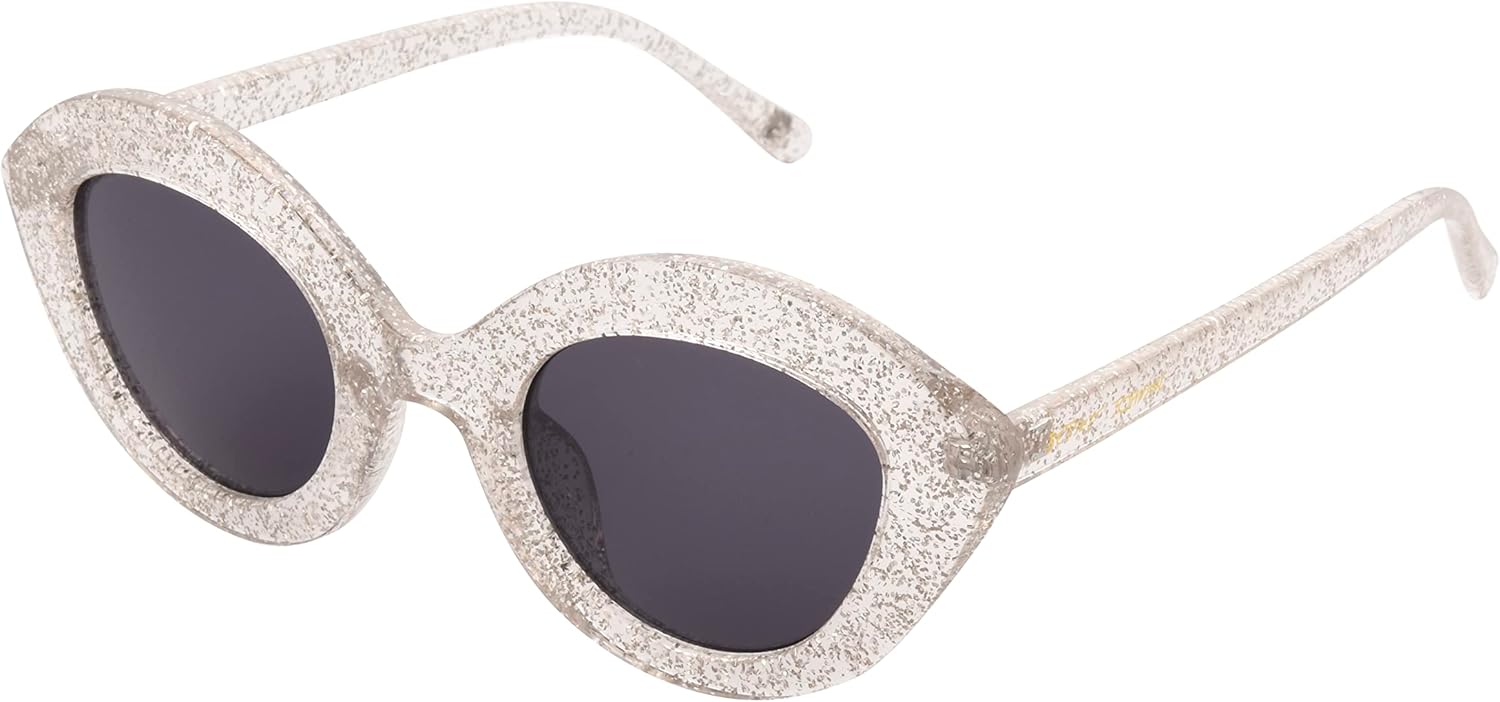 Betsey Johnson Women's All That Glitters Novelty Cat Eye Sunglasses