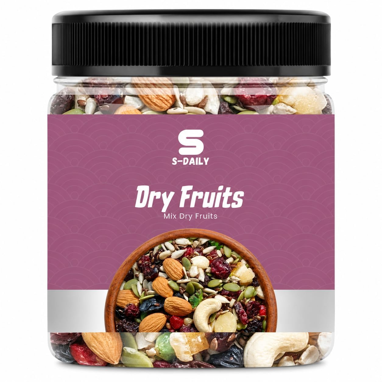 Premium Mix Dry Fruits, Almonds, Cashews, Seeds & Berries – Nutritious Trail Mix for Healthy Snacking, Rich in Protein, Fiber & Antioxidants – Energy Boosting Dry Fruit Blend – Jar Pack (400 gm)-image-16