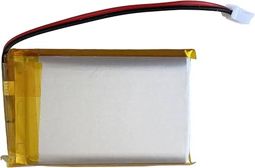 Miniatura 5 de Nzzz Batería LiPo 2000mAh 3.7V 103454 con 2 cables JST PH2.0.000 in Conector 103454 Batería recargable resistente a altas temperaturas para altavoz