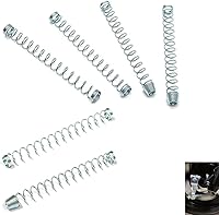 YehVeh 6-Pack 4-Inch Rear Brake Cable Return Springs for Honda ATV Motorcycle - High-Carbon Steel Drum Brake Adjuster Kit