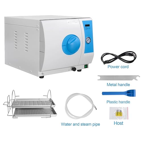 Miniatura 3 de Clase N 18L Esterilizador de vapor semiautomático portátil Esterilizador de autoclave de mesa Esterilizador Digital Pantalla Autoclave Vapor
