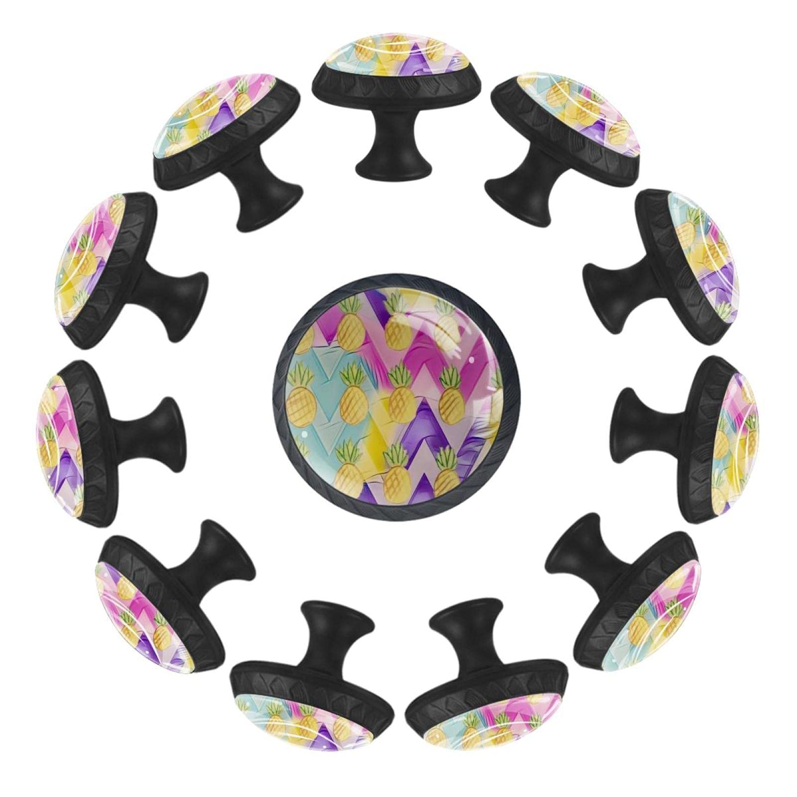 Boutons de tiroir pour relooker une commode poignée ronde arc-en-ciel 35 mm