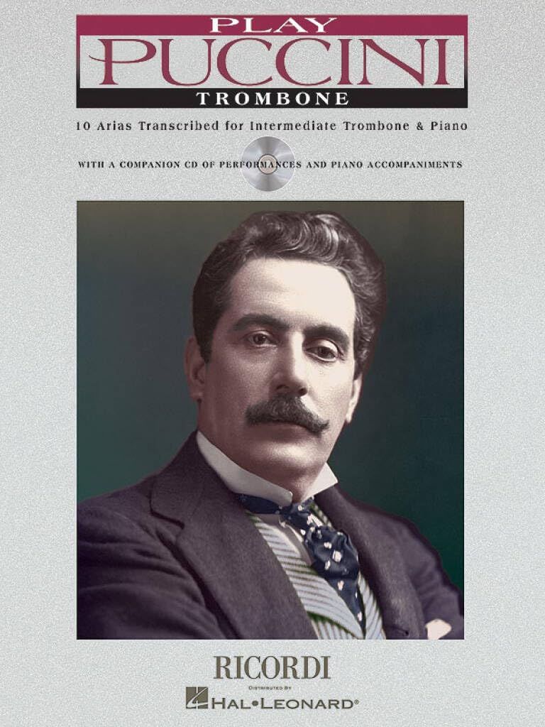 Play Puccini trombone avec CD audio pour jouer avec un orchestre à la maison