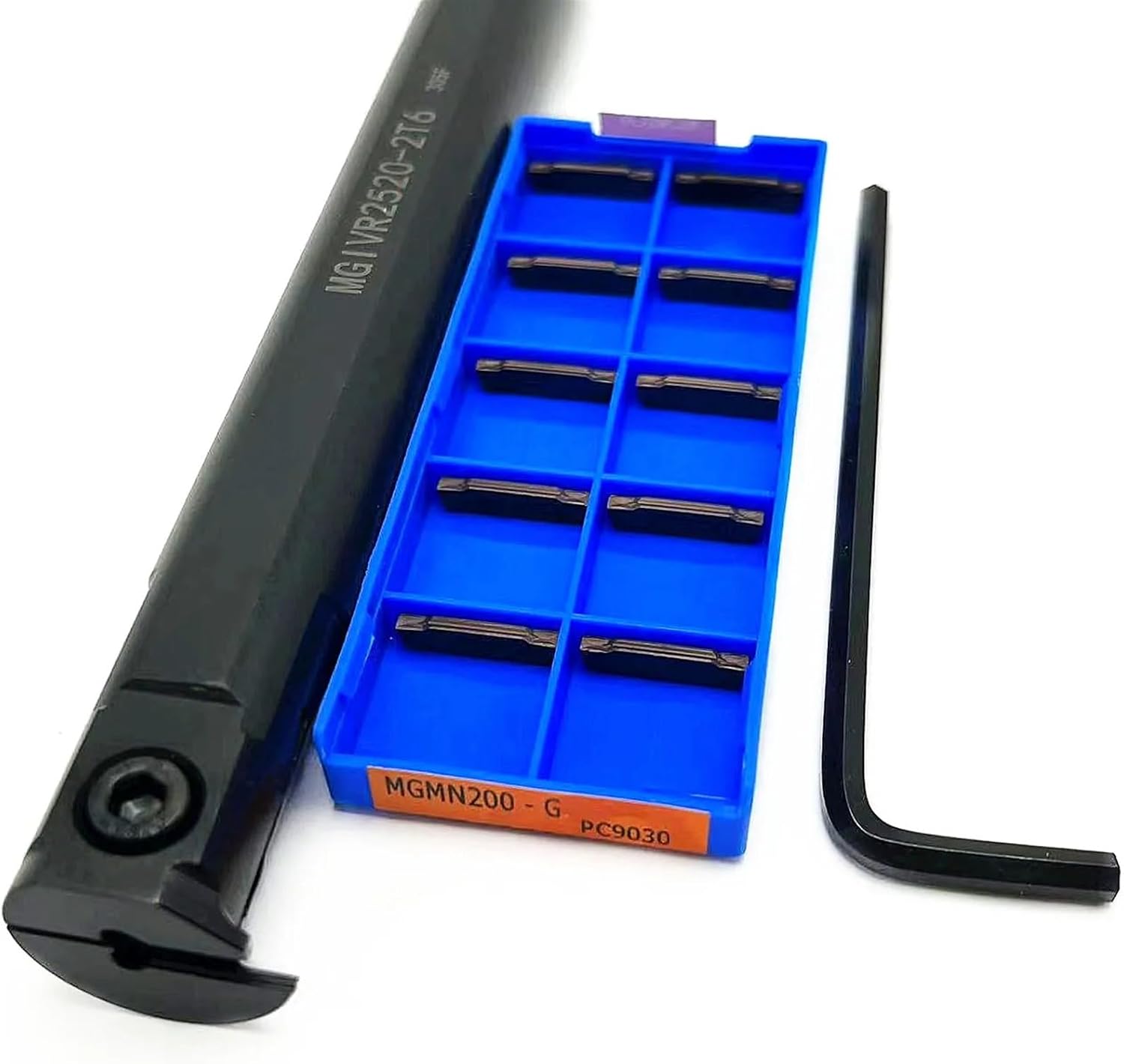 MGIVR Grooving Tool MGIVR2016 MGIVR2520 for MGMN200 PC9030 Carbide Inserts MGIVR Straight Shank Internal Turning Tool Lathe Bar(MGIVR2016-2T4)