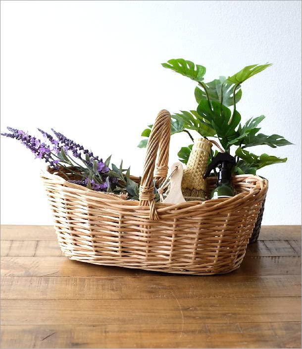 Amazon.co.jp: かご カゴ バスケット ウィロー おしゃれ かわいい 柳