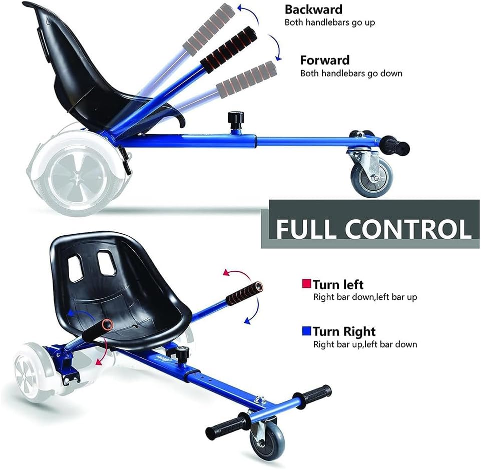 Hoverboard Chair,Hoverboard Chair Accessories,Compatible With 6.5'' 8'' 10'' Inch Balance Scooters,Frame With 100kg Load Capacity,Adjustable Frame Length,For Kids And Adults