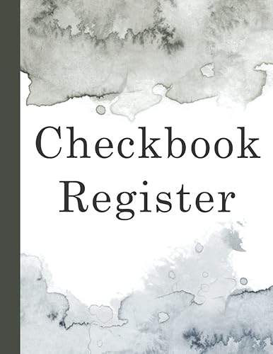 Checkbook Register Checkbook Register For Personal Checkbook - Check Register 8.5" X 11" - Check Register For Personal Checkbook - Bank Transaction
