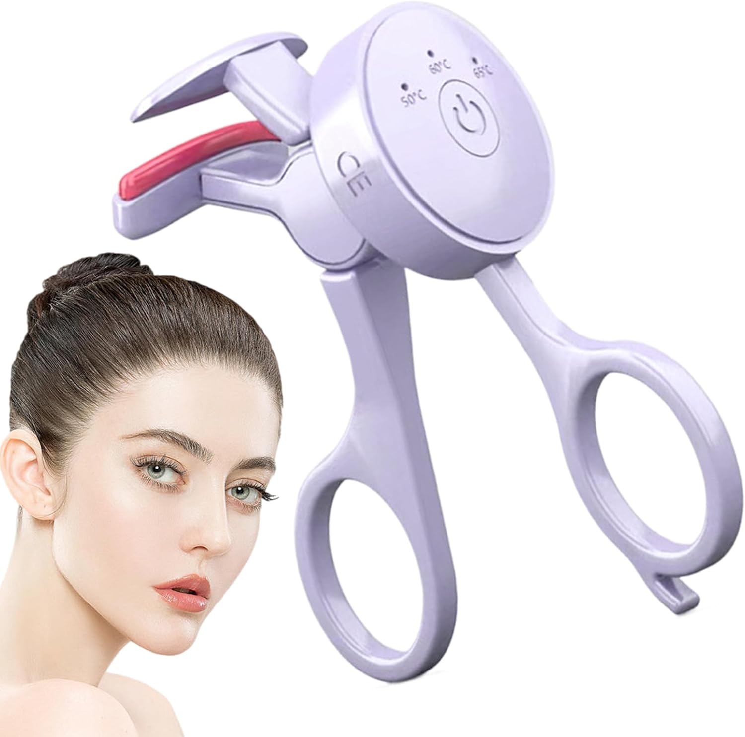 Elektrische wimper kruid, Lash Curler Heat,Verstelbare temperatuur Lash Curling Tool – Snelle verharde elektrische 3 temp-instellingen Langdurige wimpercruller voor meisjes