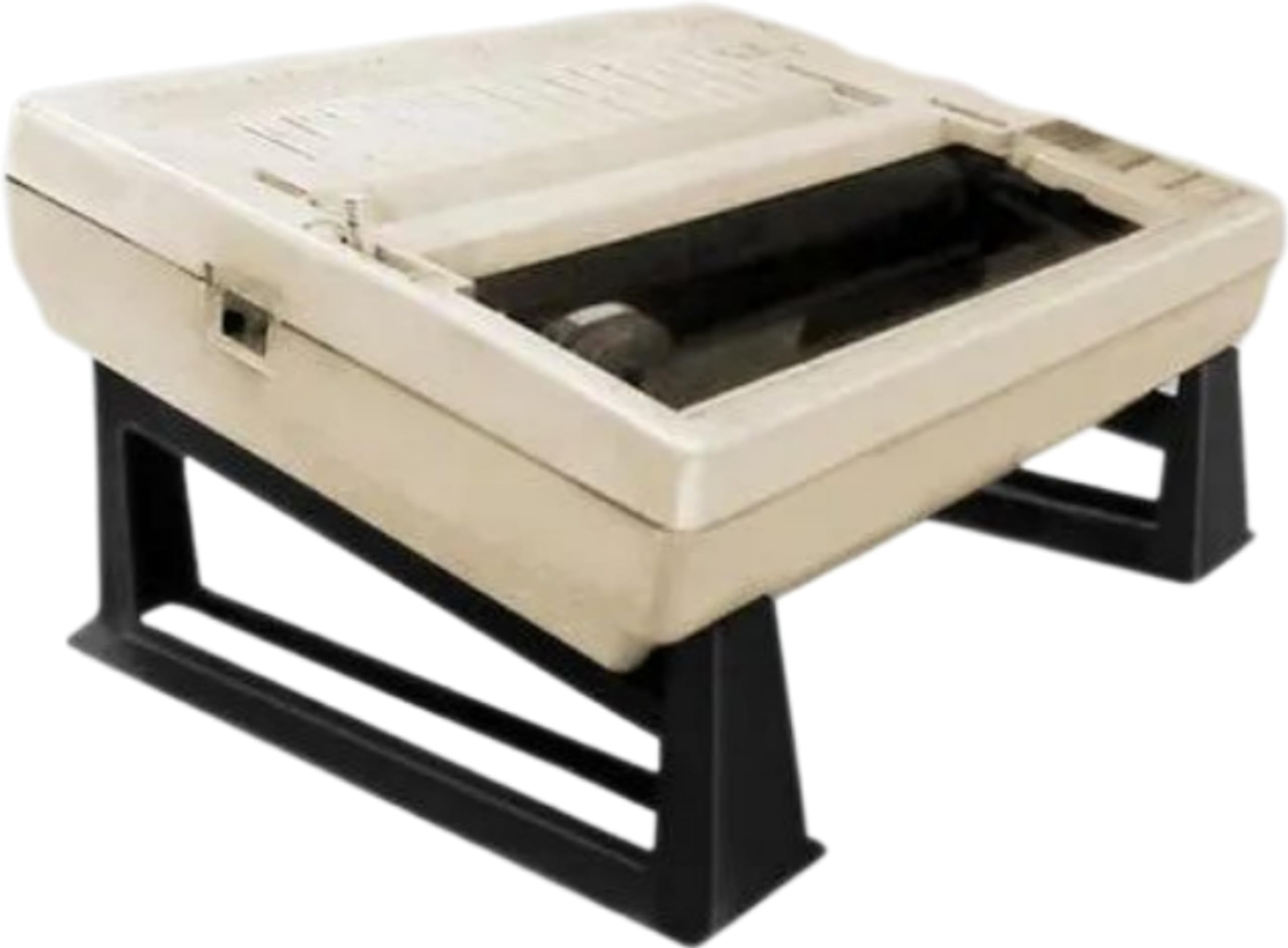 HOPE KARTAdjustable Dot Matrix Printer Stand Legs for Office Desk Home Table Compatible to TVS and Epson Printer, Rectangular, Black, 30L X 7W X 11H cm