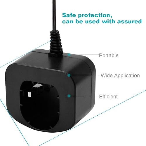 Miniatura 4 de Creabest Cargador Ni-HMNi-CD de 1.2V-18V compatible con batería Ryobi 7.2V 9.6V 12V 14.4V 18V Pod Style (no para batería de iones de litio)