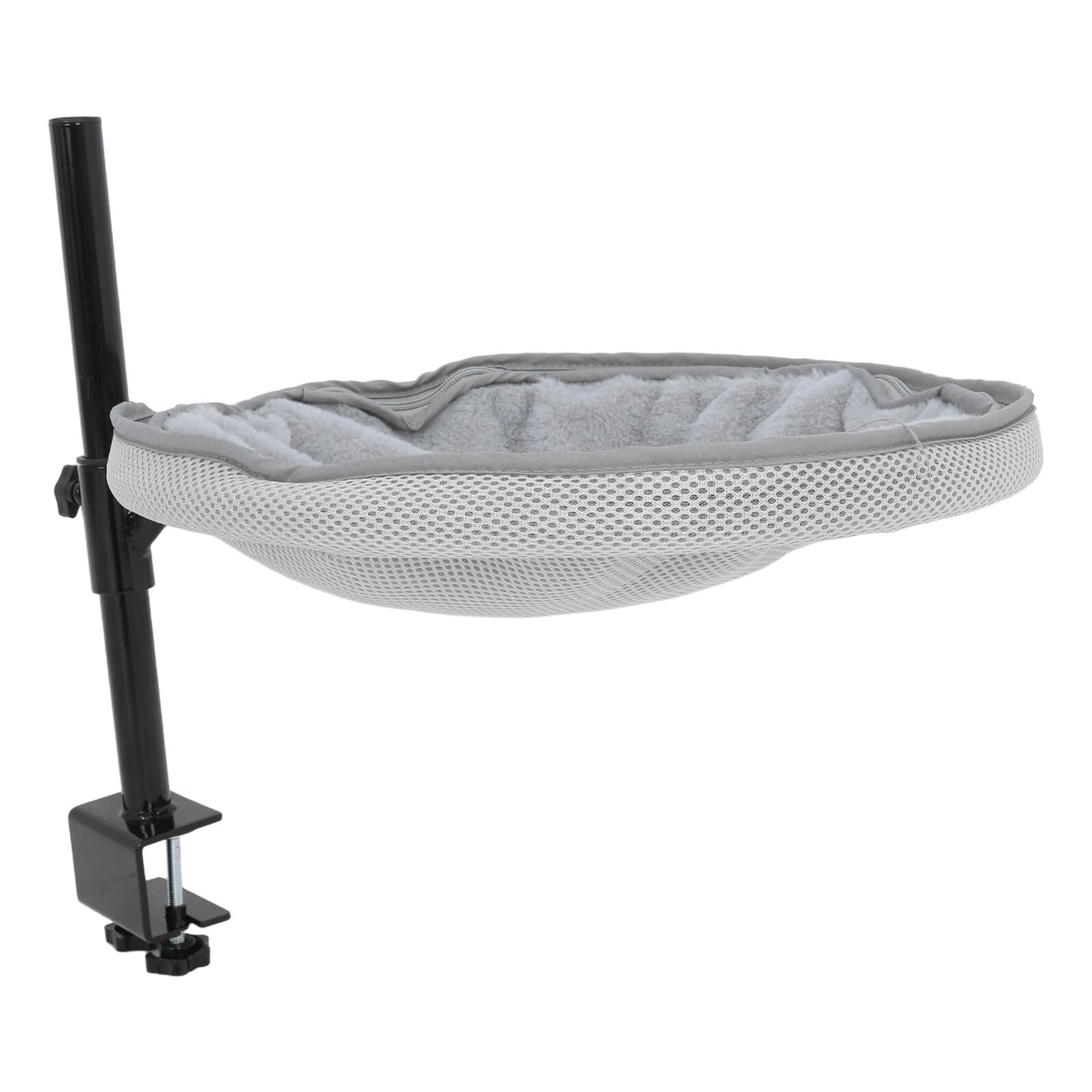 Lit pour chat de bureau rotatif 360° et réglable en hauteur
