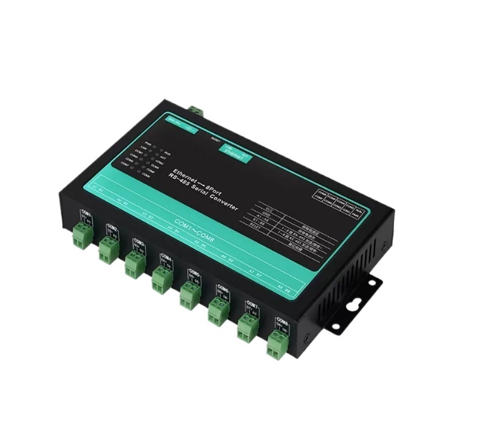 Server seriale RS-485 a Ethernet a 8 canali, SG-A018 | Modbus Modulo di comunicazione TCP/IP di livello industriale Polling di conversione RTU/TCP