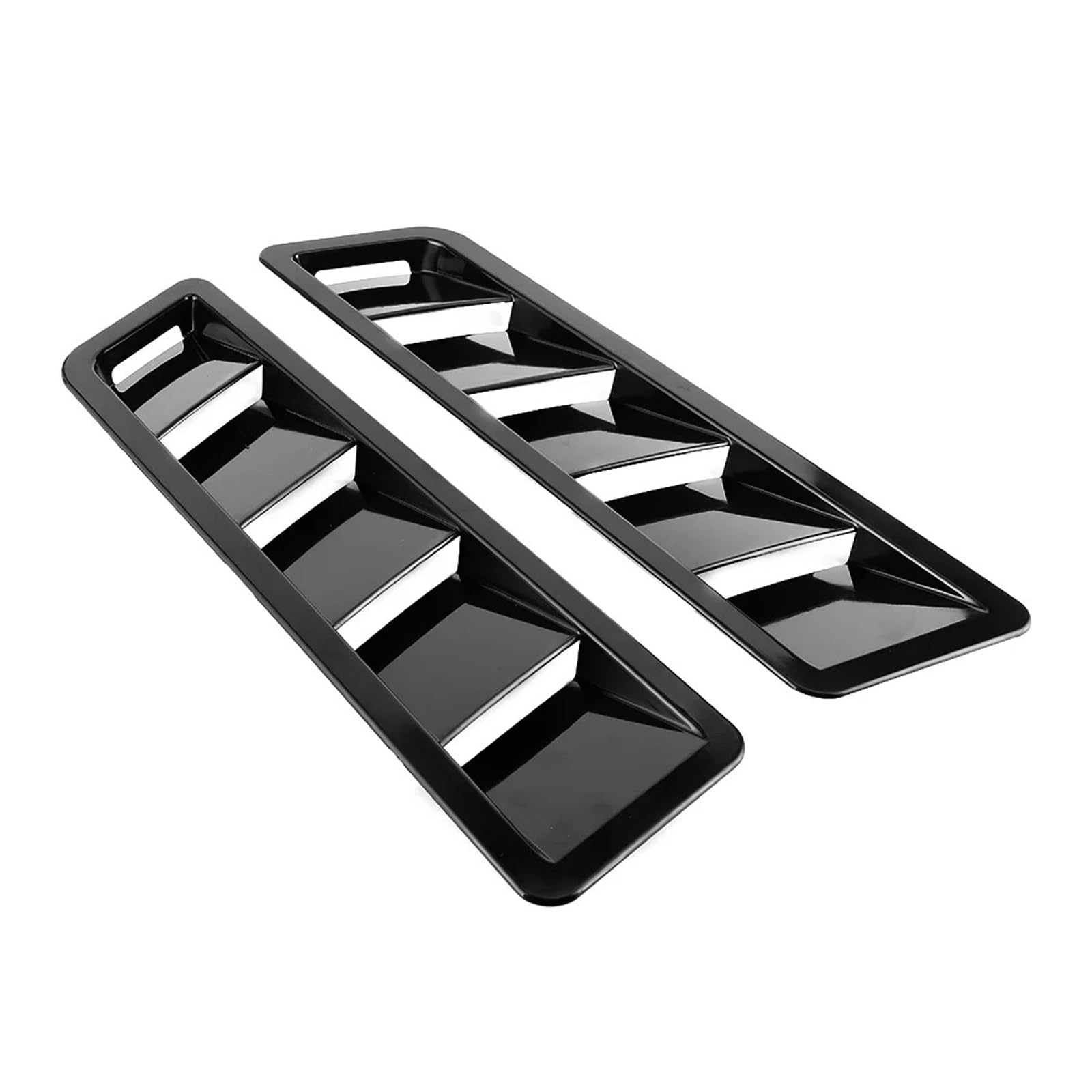 Auto Lufteinlass Aufkleber 2 Stück Universal-Lufteinlass für die Motorhaube | 2 Stück Universal Hood Air Intake Panel Trim Bonnet Louver Cooling Vent Cover