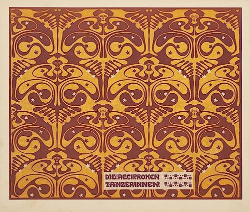 Toile Koloman Moser Danseurs réciproques impression haute définition 60x90cm