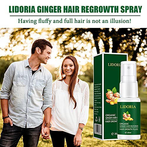 Ginger Hair Growth Serum, Regrowth Nourishing Ginger Spray, Ginger Spray For Hair Growth, Hair Growth Ginger Serum For Men And Women, Hair Growth Treatment, Hair Loss Treatment, Promotes Thicker(3Pcs) #TOP6