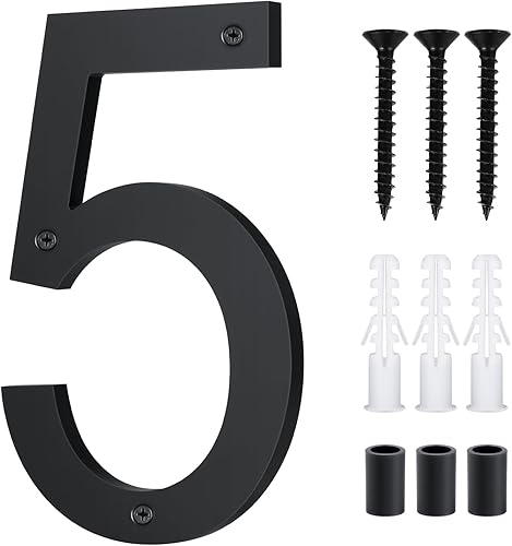 Número de casa flotante 3D, números de dirección de 10 pulgadas, número de casa de acrílico, números de casa modernos grandes para puerta dirección